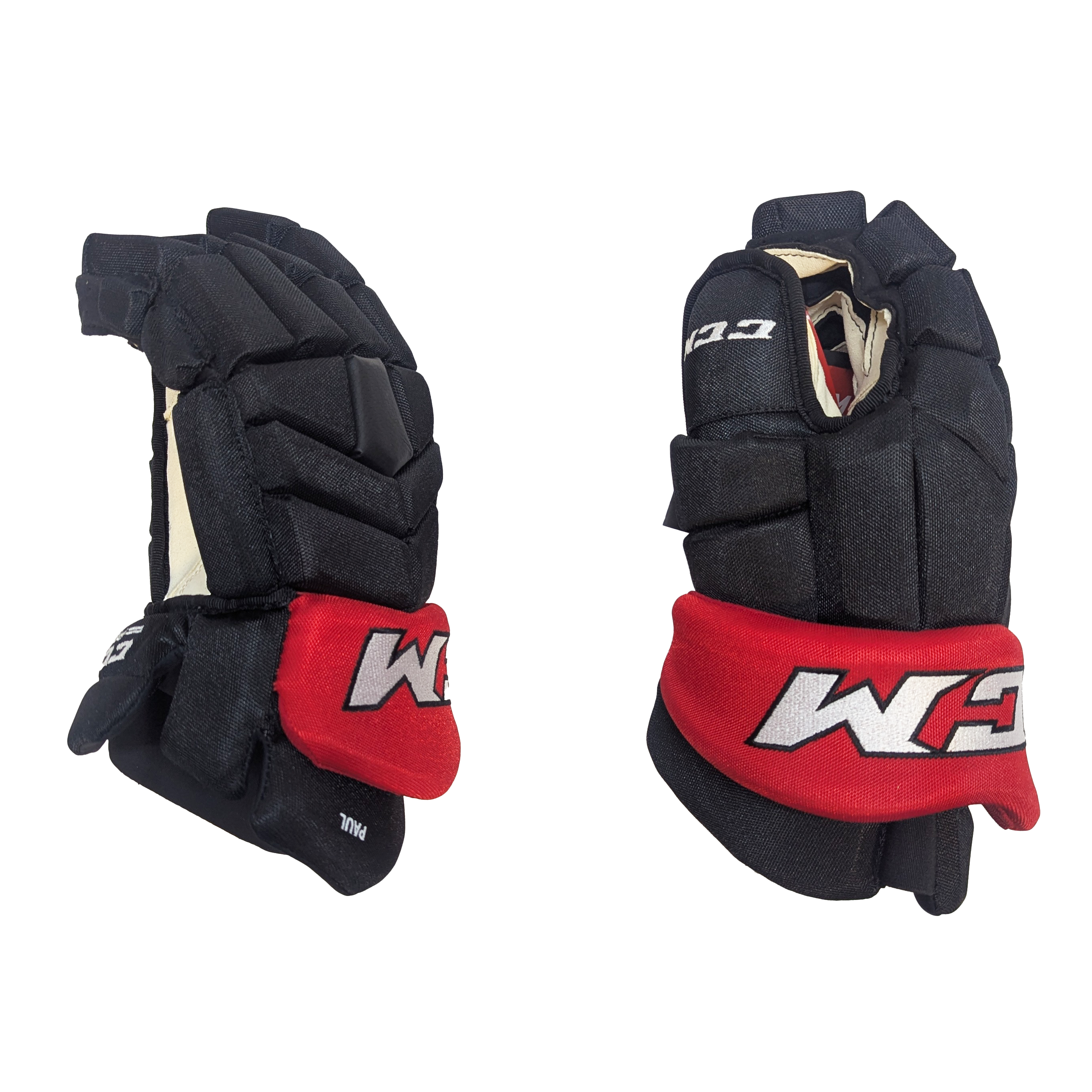 CCM HGTK - NHL Pro Stock Glove - Nick Paul (Black/Red)